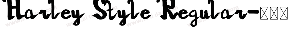 Harley Style Regular字体转换